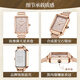 Burberry brand women's watch for girls 2025 new light luxury niche women's watch student birthday and New Year gift for girlfriend Champagne gold upgraded version (necklace + bracelet + gift box)