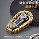 ZOCO Decompression Finger Chain Flywheel Chain Fingertip Gyro Relieve Anxiety Decompression Artifact Gear Mechanical Metal Model Metal Gyro [Golden] Finger Tips Play