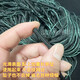 Imported silk fishing net sticky net three-layer sunken net rope wrapped with pendants white silk silk net weighted non-tangled net rope pendant fishing net hanging net 1.5 meters high 50 meters long 2.5 fingers 0.11 white silk wrapped pendant three-layer sunken net