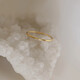 Non-fading ring for women, light luxury and high-end sense, 18K niche design, 2025 new popular plain ring, extremely thin ring - size 7 (suitable for 95-115 Jin Jin equals 0.5 kg)