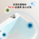 Balkon Mop Pool großer rechteckiger Keramik -Mop -Pool kleiner Badezimmer Haushaltsboden Waschmaschin Becken Waschbecken 1047 Glasur 47*33+ kein Wasserhahn