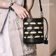 Qiuzhen Végétal Tanné Cow Hide Back Backet Back Back Fomen's Crossbody Single Single Cuir Gétille Bagure de banlieue de grande capacité 2025 Nouveau café d'été Color_presale 15 jours