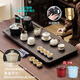 Bowei (BW) high-end tea set for home use, Ru kiln tea set, tea tray, integrated kettle for tea making, Yueya Yunqi