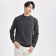 Giordano -Pullover Männer Feste Farbe Strick -Basishemd Halbschildkragenpullover Strickpullover Männer 18054616