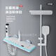 Kohler Duschschuhe Set Gun Grey Piano Dusche Volles Set nach Hause Badezimmer Druck Duschkopf Duschkopf Dusche Set K-688 Elegantes weißes Umgebungslicht [heiß und kalt] Lieferung nach Hause [kostenlose Demontage + Installation]