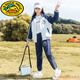 G.DUCKKIDS女童秋装套装2025新款韩版洋气儿童秋季运动服网红棒球服两件套潮 BQ1391粉色 110 cm