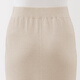 MUJI Women's Milano Ribbed Woven Skirt Long Skirt Women's Fall 25 Women's Clothing BA1QNA5A Off-White L (165/70A)