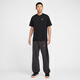 Camiseta suelta de Nike Men's para otoño nuevo algodón suave y confortable Nike Air HQ9249 010 Negro 3xl