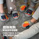 XiaoRong parent-child mute slippers dachshund, children's family of three or four, mother, daughter, father and son, spring, autumn and winter wool indoor shoes