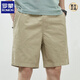 Romon Shorts Herren Sommerdünne Baumwolle mit mittlerer Größe großer loser lässiger dunkelblauer Trend 5 Minuten extra Fünf-Punkte-Hosen 9215 Dunkelblau L [115-135jin [Jin gleich 0,5 kg]]]