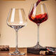 Red wine glasses 2 pieces for home use large red wine glasses European champagne glasses cocktail glasses lead-free glass high-end classic style red wine glasses - two pieces 350ml