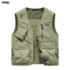 Jeep (JEEP) vest men photography fishing vest summer lightweight mesh multi-pocket work jacket outdoor quick drying vest men