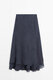 
Massimo Dutti autumn new product 2025 women's clothing island vacation style fluttery long skirt skirt 05288400 dark blue XS (34) (165/62A)