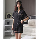 Agent Provocateur Pyjamas für Frauen für Sommereis-Seidenshorts 2025 Neues dünnes Internet-Promi-Stil Frühling und Sommer Home Cloding Set GL6218 M [Vorgeschlagenes Gewicht 80-105 Jin [Jin entspricht 0,5 kg]]