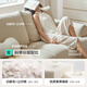 Lin's Home Sofa Living Room 2025 New Modern Simple Cream Style Fabric Sofa Puff Cat Scratch Cloth Furniture TBS175