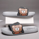 
Men's slippers men's summer anti-slip anti-odor large size 2025 new home interior soft bottom sandals summer 2323A-4 gray 41