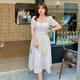 Seiten übergroße fette mm sanfte Temperament und schlank neuer chinesischer Cheongsam-Kleid 1391 Menschen chinesischer Stil 2025 Sommer neuer Stil 22 Apple Green Kleid 2xl 130-145jin [Jin gleich 0,5 kg]