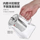 Glass teapot household filter teapot high temperature resistant floral teapot square teapot 350ML stainless steel liner