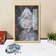 La cinquième personnalité Mary Red Lady Puzzle 1000 Pieces d'adulte encadré en bois jouet d'épissage de bricolage à la main A12352-Red Lady 23x18 cm (Breaking with Black Photo Frame) 70 pièces