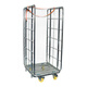Wen Yijia detachable logistics vehicle mobile storage sorting two-sided electroplating vehicle turnover handling tool trolley cage trolley length 700*width 800*height 1700MM