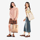 Semir [sac d'épaule sac chanceux] Sac à bandoulière Femmes Femme Commu au sac d'épaule décontracté Sac de sport polyvalent F Style [sac fourre-tout de grande capacité] - Beautiful 10301 Single Taille
