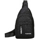 CASA-KUPSck chest bag Oxford cloth men's bag vertical shoulder bag crossbody bag casual men's bag canvas small backpack spring and summer 9905 black