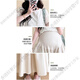 GUYN Maternal Women Summer Suit Two-Piece Cotton Hollow Shirt Top Summer Thin Fashionable and Casual Lazy Style Apricot Top + Khaki Wide Leg Pants M