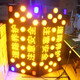 
Car arrow guide warning sign LED electronic display screen flash high speed construction maintenance work light engineering vehicle electronic screen 13575CM can be changed on mobile phone