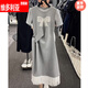 维多利亚的格调重工蝴蝶结短袖连衣裙女2025夏季新款收腰显瘦长裙小个子气质裙子 黑色3524 M 【建议100-115斤】