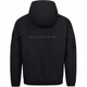 
DESCENTE solid color logo hooded long sleeve jacket for men and women black 100