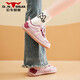 Chaussures de femmes de la famille de taureaux Nouvelles chaussures de tableau d'été chaussures de sport décontractées chaussures d'entraînement allemands légers légers solennels polyvalents à la mode douce Chaussures pour femmes rose [gn125201012] 38 (taille sportive)