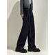 Jiuzi Annako Retro Casual Denim Style Lose Dunkelblau Denim Scimitar Hosen Frauen Frühling neuer Stil 2025 Zhangqing-Sekunden-Batch KWFQ12172 S