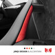Clcey eignet sich für Teslas neue Version von Modely/3 Türgriff Dekorationsaufkleber und Pelzdekoration Modified Accessoires Model3/Y Türgriff 9894 Schwarz