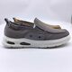Shachi Men's Chaussures 25 Nouvelles chaussures en tissu chaussures paresseuses Chaussures décontractées pour hommes Popcorn Bottom Televas Chaussures gris 3883 38