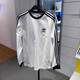 Adidas Clover Adicolor Трех полоса мужской спортивной и повседневной футболки с длинным рукавом IA4879 IA4877 JN7022 L 180/100A