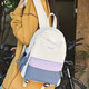 Schoolbag Junior High School Ins College Student Rucksack Großkapazität Reisen Neue Bergstasche vielseitige und leichte Rucksack im Freien im Freien lila