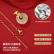 Meimin (none) New Chinese style Hetian jade necklace for women s925 sterling silver carnation pendant niche gift for mother birthday gift P14116-Pellen carnation-F17 (natural Hotan 925 silver