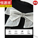 Hengyuanxiang súper caliente de verano súper caliente arco pequeño con una cubierta de carne suelta negra y vestido de camiseta de manga corta para mujeres. Marca de alta gama + Black + Top Ten Women's Clands L.