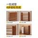Xinmuya folding installation-free dormitory shoe rack multi-layer home entrance door shoe cabinet rental room new 2025 hot model ZXJ0025 semi-surrounded with curtain-4 layers 50-white gauze