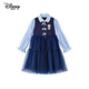 Disney Zootopia Judy Girls Skirt Dress 2025 Autumn New New Arrival Fake Two-piece Dress