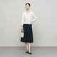 FINITY (FINITY) small fragrance style sweater 2025 autumn new simple temperament gentle V-neck top for women white S