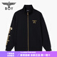BOY LONDON Black Deacon Chun Men and Women Same Black Trendy Knitted Jacket N12801 Black XS