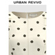 UR2025 Herbst Neue Frauen lässig Retro Polka Punkt