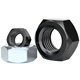 Tianzhuo Hardware National Standard Grade 4.8/Grade 8.8/Grade 12.9 Black hexagonal nut Iron nut Galvanized nickel plated screw cap M2-M30 Blue and white zinc M30 (3 pieces) Grade 8.8