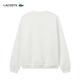 Lacoste Crocodile français Vêtements pour hommes en vrac coton rond Pullover Sports Sweater Sh3878 70V / Beige White M 4