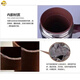 CANPOGAD Yixing authentic purple sand cup with handle purple sand tea cup office cup men's health tea cup for elders gift cup one tea warehouse not recommended