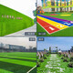 Simulated lawn carpet, artificial artificial turf, green outdoor decoration, fake grass plastic mat, balcony kindergarten, 2cm thick spring grass (4m wide*10m long)