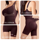 Curveism, the same style as Zhang Yuqi, black smart folding waist shapewear, tummy control, removable breast pads, black smart color, M size