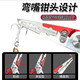 
He Jiagong multifunctional aluminum alloy belt rated fish picker large material fish control device clamp fish clamp Luya fishing gear supplies Fish control device and Luya pliers blue