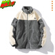 CHENPIN LAMB LABE COTON COTON MEN'S 2025 Nouveau automne et hiver plus velours épaissie de coton en vrac Coat de coton velours chaud gris xl